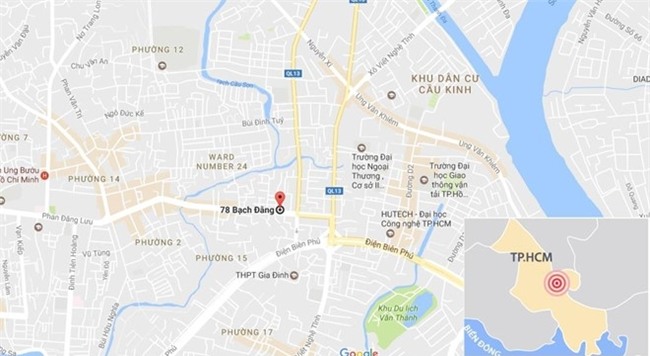 Canh sat treo ban cong giai cuu nan nhan vu chay o Sai Gon hinh anh 2