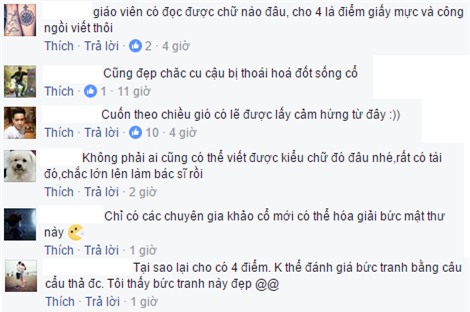 Dan mang chia se bai kiem tra 4 diem, chu viet qua xau hinh anh 2