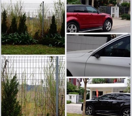 Loat oto sang bi mat guong trong khu do thi o Ha Noi hinh anh 1