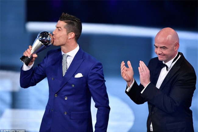 Ronaldo đoạt giải Cầu thủ hay nhất năm 2016 của FIFA - Ảnh 1.
