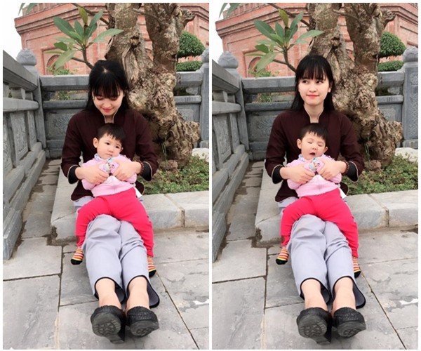 Cái Tết đầu tiên ấm áp nụ cười của em bé Lào Cai suy dinh dưỡng bên mẹ nuôi 9X - Ảnh 11.