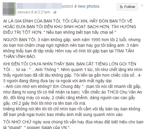 Chàng trai bật khóc khi vô tình gặp lại bạn cũ trong trại tâm thần - Ảnh 1.