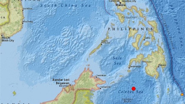 Động đất mạnh 7,3 độ Richter ở Philippines - Ảnh 1.