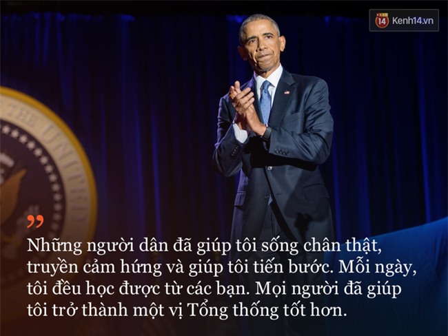 9 câu nói ấn tượng trong bài phát biểu cuối cùng khép lại hành trình 8 năm của Tổng thống Barack Obama với nước Mỹ - Ảnh 1.