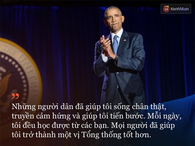 9 câu nói ấn tượng trong bài phát biểu cuối cùng khép lại hành trình 8 năm của Tổng thống Barack Obama với nước Mỹ - Ảnh 1.