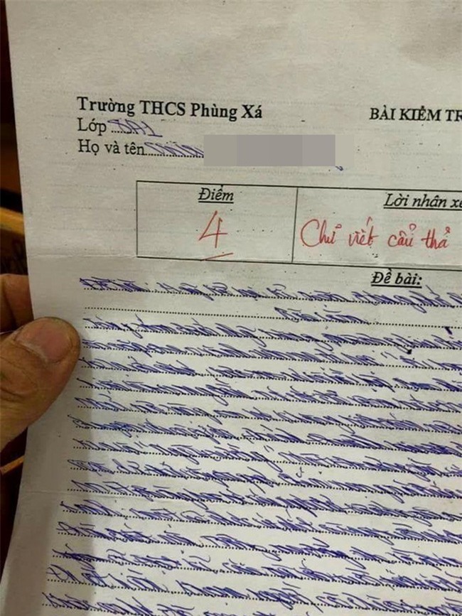 Clip: Học sinh lớp 8 viết chữ siêu xấu có biểu hiện chán học, sa sút chểnh mảng - Ảnh 2.