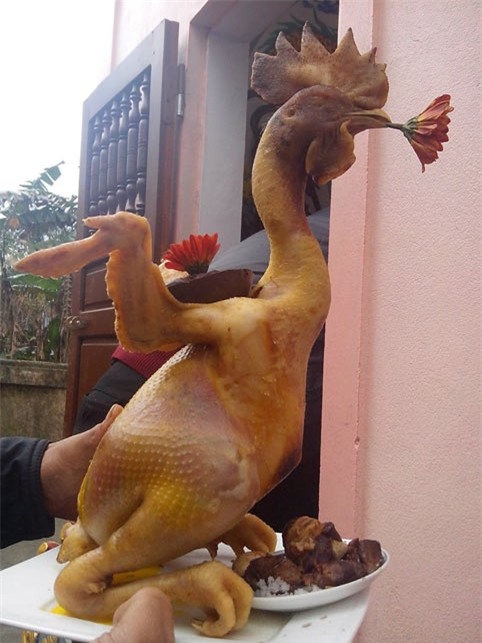 Nếu thay gà bằng những vật khác thì nó không còn mang ý nghĩa văn hóa