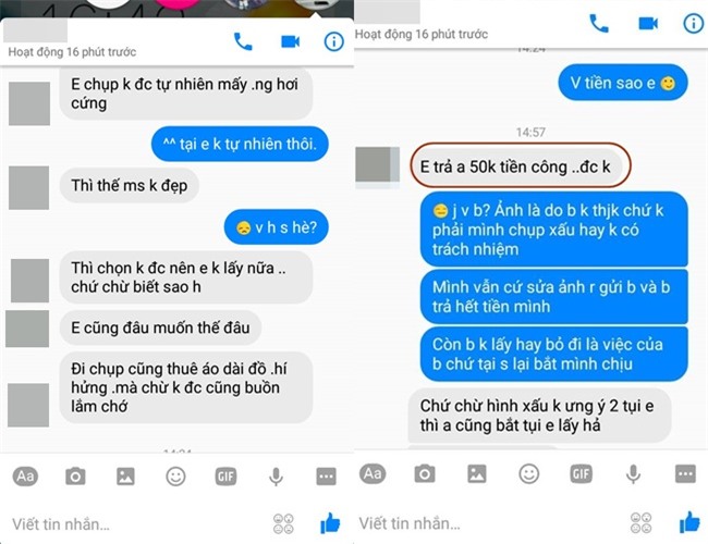 Thuê thợ chụp ảnh Tết trong 3 tiếng, 2 cô gái chỉ đồng ý trả 50.000 đồng vì cho rằng ảnh xấu - Ảnh 3.