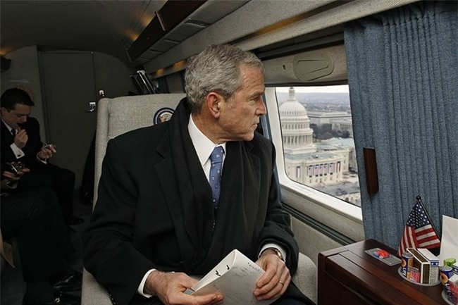 Chuyen di cuoi cua cac cuu tong thong My tren Air Force One hinh anh 1