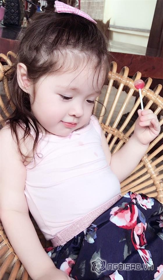 sao việt, cadie, mộc trà, con gái elly trần, cadie đáng yêu