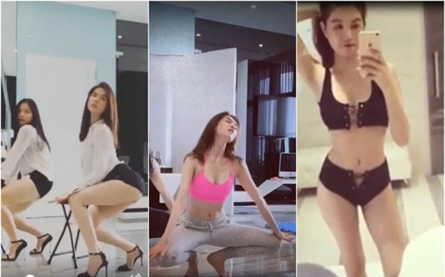 Nhưng cô không cho phép nó xuất hiện trên tường trang cá nhân. Thay vào đó, facebook của mình, người đẹp chỉ nói về công việc, các dự án nghệ thuật và các dự án kinh doanh. Trong ảnh là các clip cô tập luyện cho một dự án sắp tham gia.