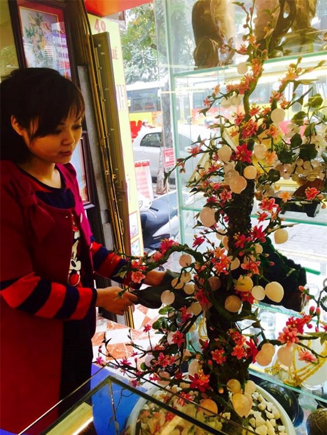 Cây đào đá quý 'độc nhất vô nhị', hơn 100 triệu không bán