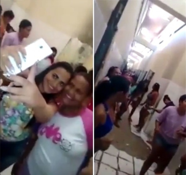 Clip: Hàng loạt nữ tù nhân mở tiệc ăn chơi, thác loạn trong tù như trong vũ trường - Ảnh 4.