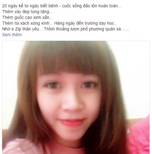 Cảm phục nghị lực của cô giáo trẻ chống chọi với bệnh ung thư - Ảnh 3.