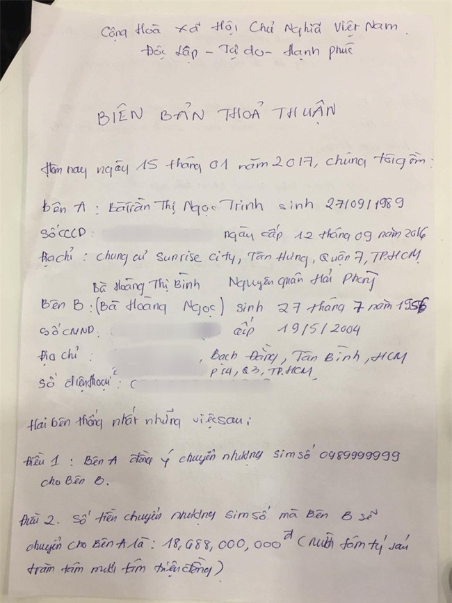 Phía Ngọc Trinh tiếp tục công khai toàn bộ giấy tờ để làm chứng - Ảnh 3.
