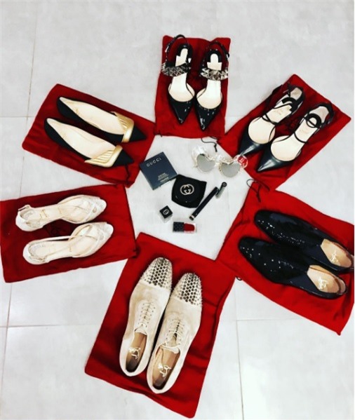 Ho Ngoc Ha, Thanh Hang, Huyen My chi tien khung de sam do hieu choi Tet