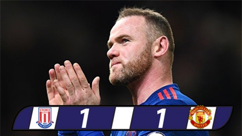 Rooney lập kỷ lục, cứu M.U thoát thua