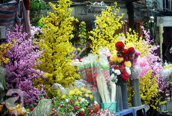 Người Hà Nội náo nức đi chợ hoa cổ nhất Hà Thành để mua sắm và chơi Tết - Ảnh 14.