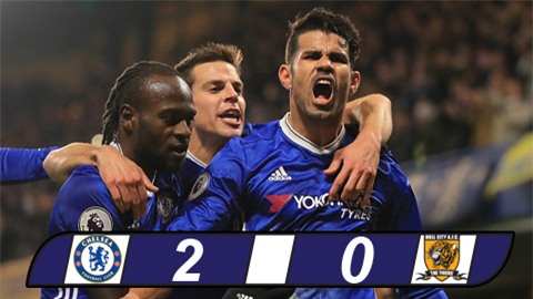 Thắng nhẹ Hull, Chelsea bỏ xa nhóm bám đuổi 8 điểm