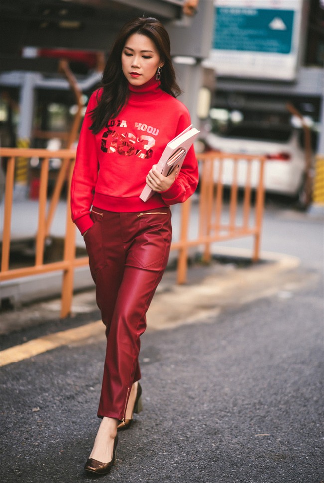 Street style những ngày cận Tết càng ngắm càng mê của các quý cô Châu Á - Ảnh 2.