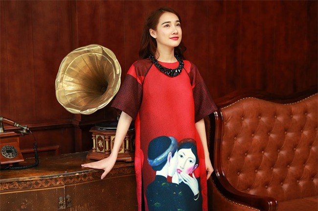 Nha Phuong man ma voi ao dai don Tet Nguyen dan hinh anh 5