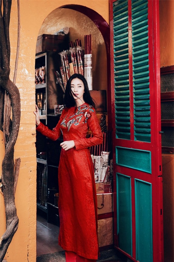 sao việt, ngô thanh vân, diễn viên ngô thanh vân, đả nữ màn ảnh việt, ngô thanh vân diện áo dài