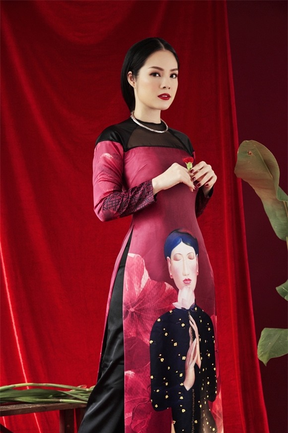 Dương Cẩm Lynh, áo dài 2017