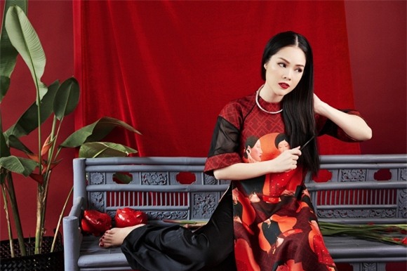 Dương Cẩm Lynh, áo dài 2017