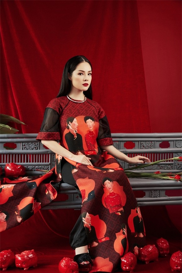 Dương Cẩm Lynh, áo dài 2017