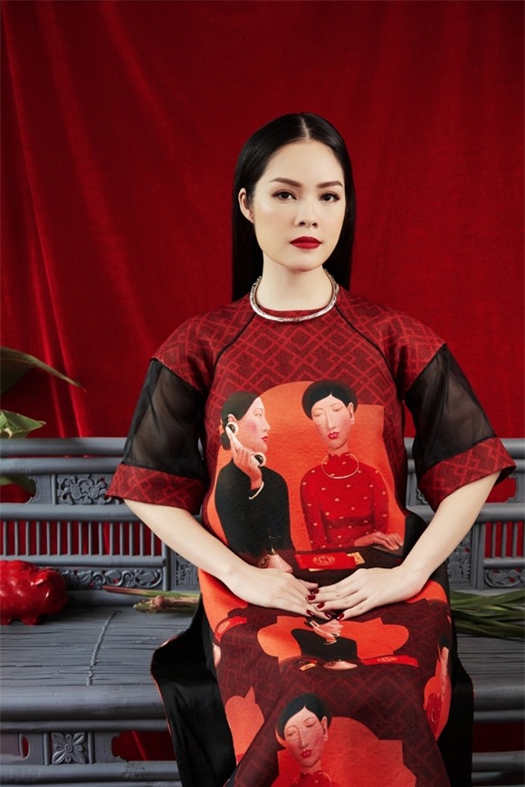 Dương Cẩm Lynh, áo dài 2017