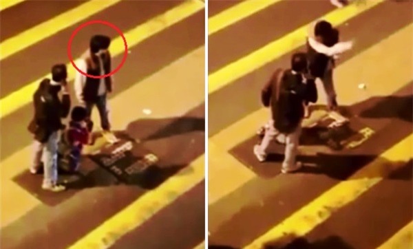 Video: Không hoàn thành bài tập ở lớp, cha bắt con lê gối trở về nhà - Ảnh 2.