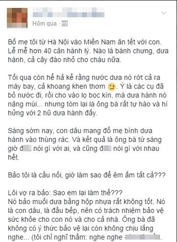 Con dâu vứt hũ dưa hành bố mẹ chồng làm đón Tết: Vứt hũ dưa, vứt luôn hạnh phúc gia đình vào sọt rác! - Ảnh 2.