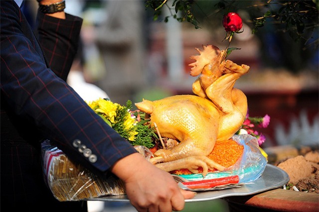 Lễ cúng giao thừa có thể không dùng thịt gà để cúng. Ảnh minh họa.