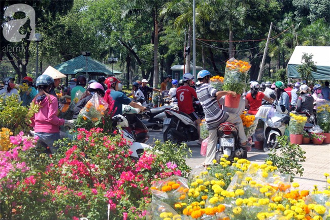Chợ hoa Sài Gòn ngày 30 Tết: Người “bán tháo bán chạy”, kẻ cay đắng đập chậu - Ảnh 2.