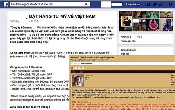 Hàng đặt từ Mỹ: Cú lừa quái chiêu