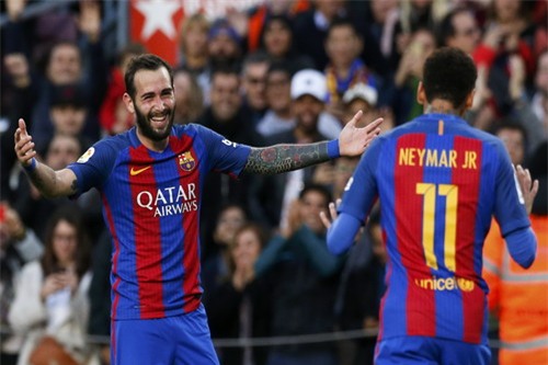 Siêu dự bị Aleix Vidal ra sân là ghi bàn