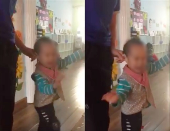 Hà Nội: Clip nhiều bé bị cô giáo mầm non dùng dép đánh vào đầu, nhéo tai chửi mắng gây phẫn nộ - Ảnh 2.