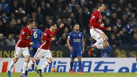 Niềm vui của Ibrahimovic với bàn thắng thứ 15 tại ngoại hạng Anh mùa này