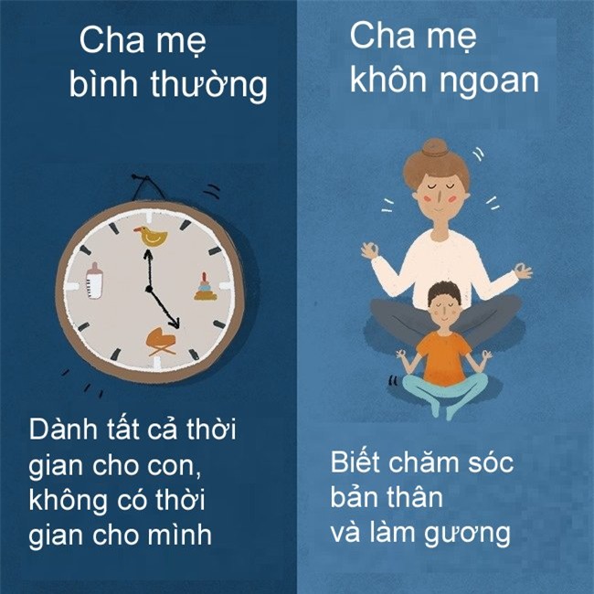 11 khác biệt giữa cha mẹ bình thường và cha mẹ khôn ngoan