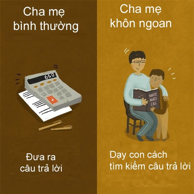 11 khác biệt giữa cha mẹ bình thường và cha mẹ khôn ngoan