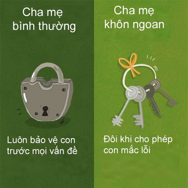 11 khác biệt giữa cha mẹ bình thường và cha mẹ khôn ngoan