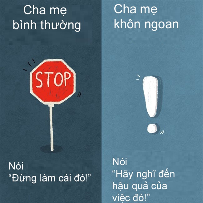 11 khác biệt giữa cha mẹ bình thường và cha mẹ khôn ngoan
