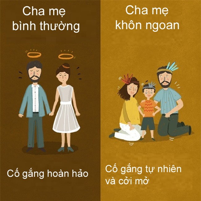 11 khác biệt giữa cha mẹ bình thường và cha mẹ khôn ngoan