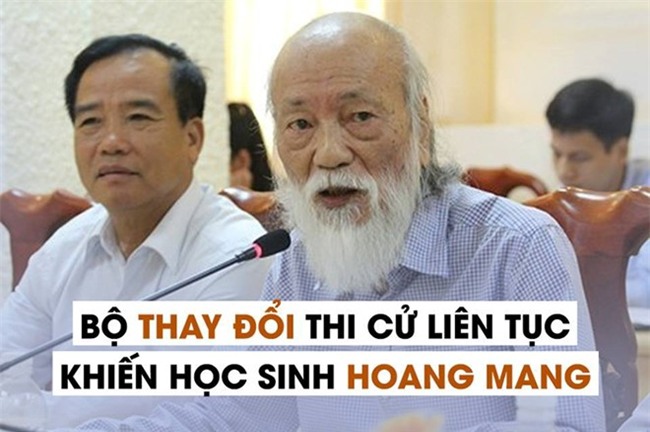 'Bo GD&DT thay doi lien tuc khien hoc sinh hoang mang' hinh anh 1