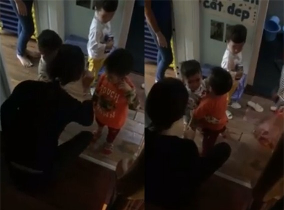 Xuất hiện thêm clip cô giáo quát nạt, dí roi vào mặt trẻ được cho là ở trường MN Sen Vàng - Ảnh 2.