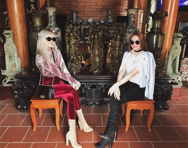 4 chi em chan sieu dai nha ban gai son tung khien may rau chao dao hinh anh 14