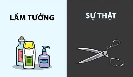 Tóc chẻ ngọn ư? Bạn sẽ làm gì? Sử dụng dầu gội và dầu xả như lời quảng cáo? Sai rồi! Cách tốt nhất để chữa tóc chẻ ngọn chỉ có thể là cắt phăng chúng đi mà thôi.