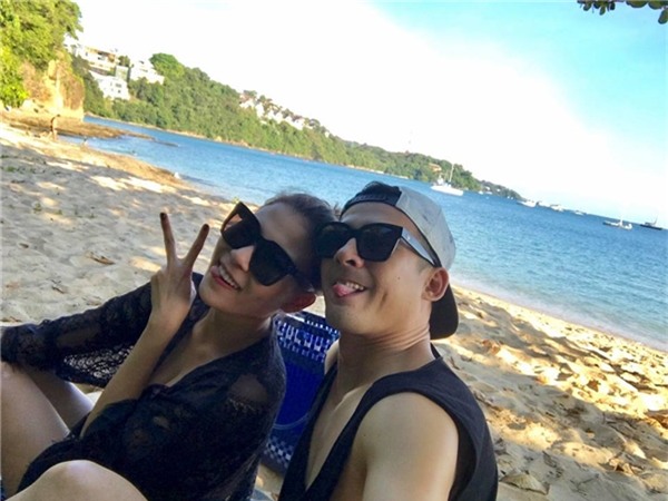 Thúy Diễm diện bikini gợi cảm cùng Lương Thế Thành tình tứ dạo biển - Tin sao Viet - Tin tuc sao Viet - Scandal sao Viet - Tin tuc cua Sao - Tin cua Sao