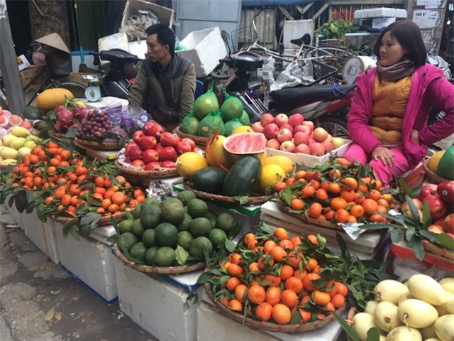 Hoa quả rất đa dạng để lựa chọn