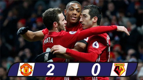Thắng nhàn Watford, M.U tạm thoát vị trí thứ 6